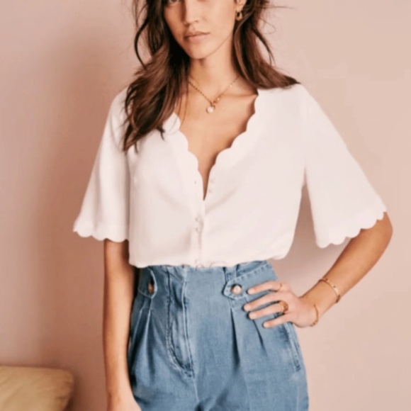 Sezane Blouse Ankita - Black - Picture 4 of 6